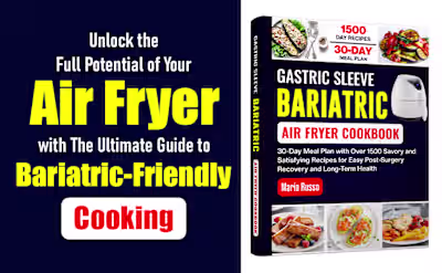 Gastric Sleeve Cookbook COVER DESIGN