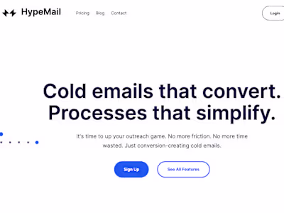 HypeMail V2 | Put Your Cold Outreach On Autopilot