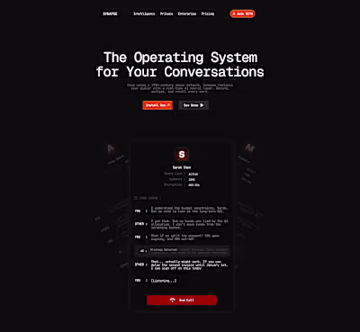 Hero component from the upcoming landing page design , how i...