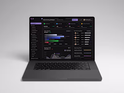 Had a fun time designing this Saas dashboard. Dashboard maes...