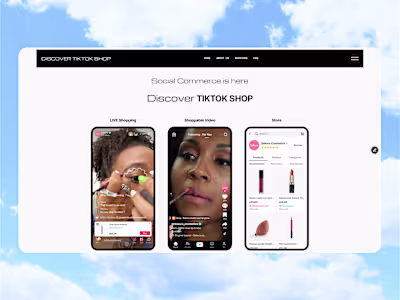 DTS - A framer website for a social commerce agency