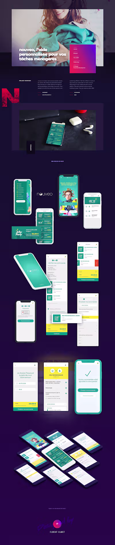 nouveo - app for custom home-care services.
