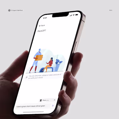 Fashion Ai agent screens🔥