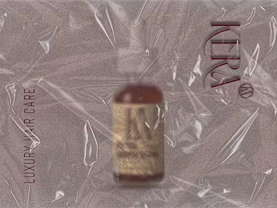 KERA - Luxury Hair Care Brand Concept