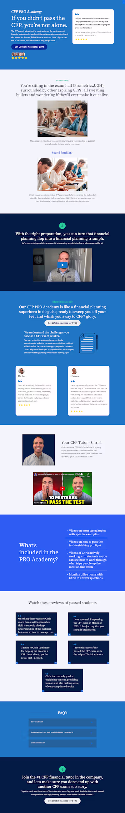 Sales Page Design for Academy | Kajabi