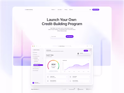 Data Furnishing Credit Platform Development