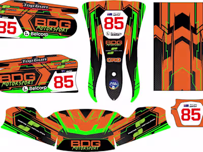 Wrap Decal Racing