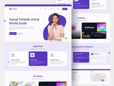 Techvera : Designer Company Profile Website