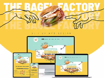 THE BAGEL FACTORY: WEBSITE | UI/UX DESIGN :: Behance