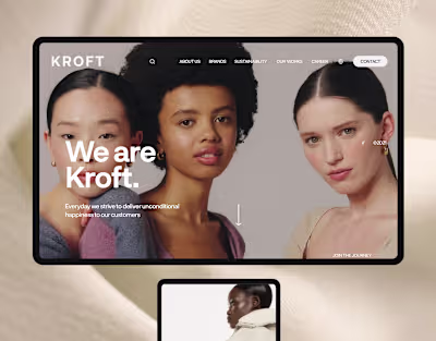 Kroft – Modern Web Experience Redesign