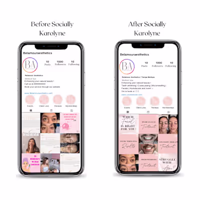 Transforming a Medspa's Feed