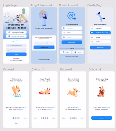 Feed Tracker - UX/UI Design