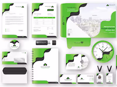 Modern Corporate Stationery Branding Kit
