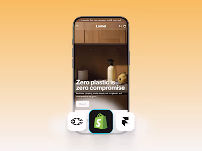 Framer eCommerce website made for modern sustainable brands