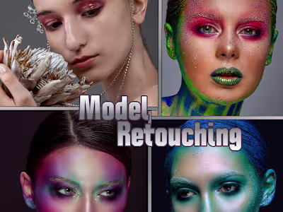 Model Retouching / Frequency Separation / High-Res