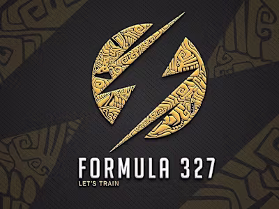 Tribal logo design for Formula 327 - MADX Designs