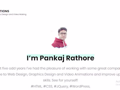 PR Creations – Web, Graphics Design and Video Making