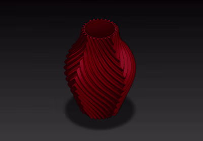 3D Model Of A Sequence Vase | SolidWorks