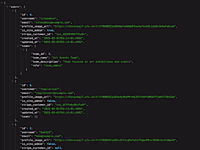 Events Platform API Development