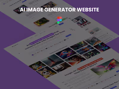 AI Generated Website Design