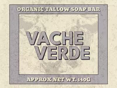 Vache Verde | Branding & Packaging Sticker Design