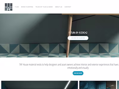 TAF House Material | Leading Italian Tile Supplier in Dubai