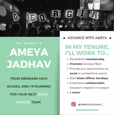 Election Poster/Flyer