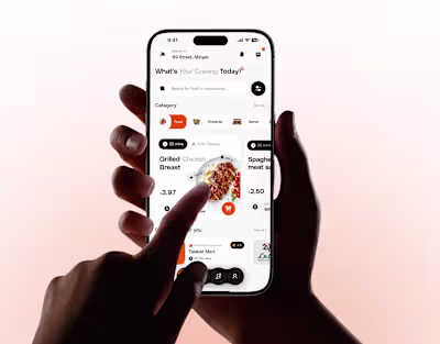 Food Delivery Mobile App UI
