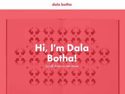 Created portfolio website