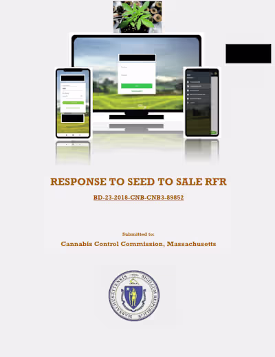 Cannabis Seed-to-Sale ERP System Implementation