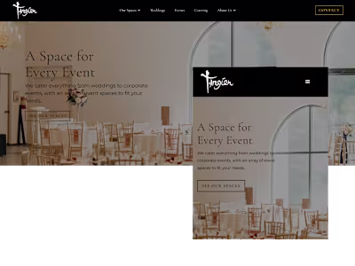 Tangier Catering Website Design