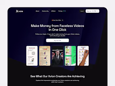 Xvion ai faceless video generator
As