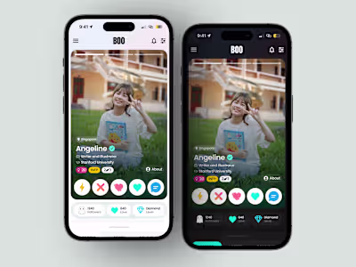 Boo Dating App Redesign