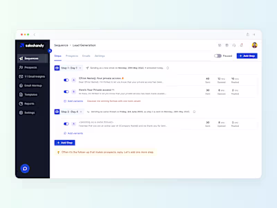 Elevating User Adoption and Retention in Saleshandy: A Cold Emai