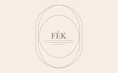 FÉK - JEWELRY BRAND STUDY CONCEPT