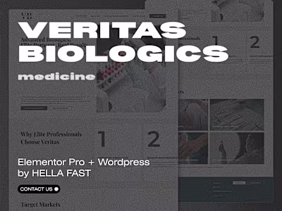 Simple & Professional Medical Website Design And Development. 