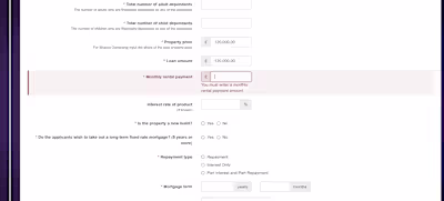 Implement New Feature In Affordability Calculator