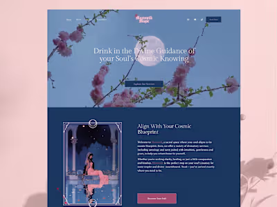 Squarespace Web Design for Moon-Milk.com (https://Moon-Milk....