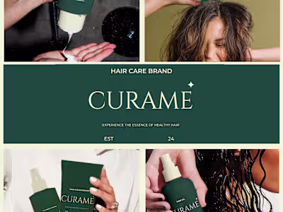 Curame | Haircare Brand Identity