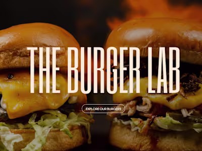 The Burger Lab : Website Development