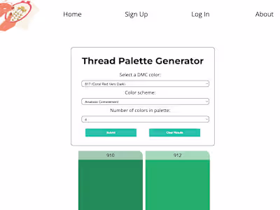 Thread Palette Generator