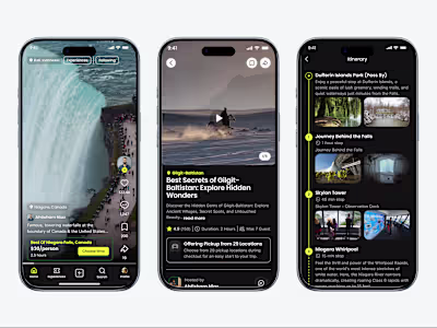 Travel Intenirary Product Design