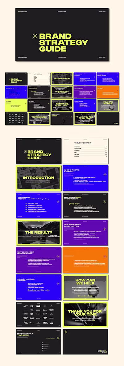 Brand Strategy Guide Deck