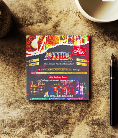 Simple flyer designs 🎉