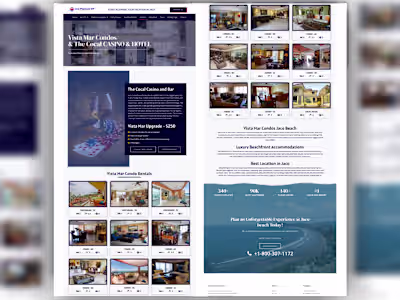 JACO Vacation wordpress Website design