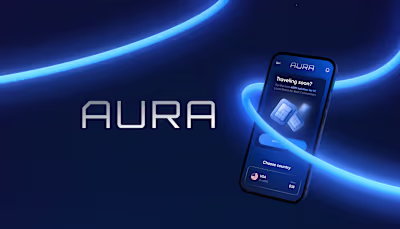 AURA — UX/UI, Branding