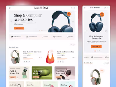 Here’s another fresh eCommerce UI built to increase product ...