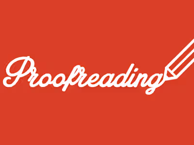 Spanish proofreading.