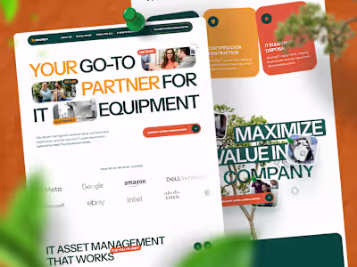 ♻️ Website Design for IT Asset Recovery Company 