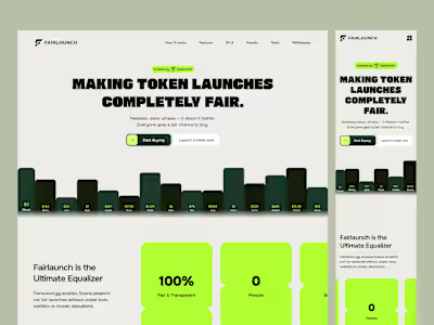 Landing Page Design for a